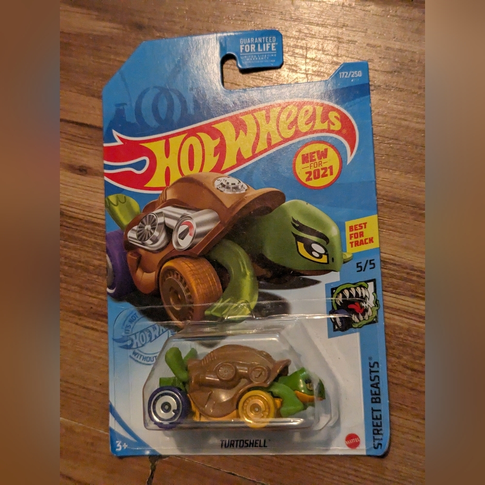 Hot Wheels Turtoshell (Green/Brown) 2021 Street Beasts